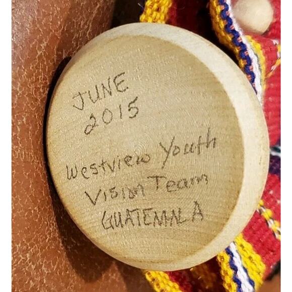 5 Inch 2015 Guatemalan Dios Te Bendiga Wooden God Bless You Doll Figurine - Picture 6 of 9